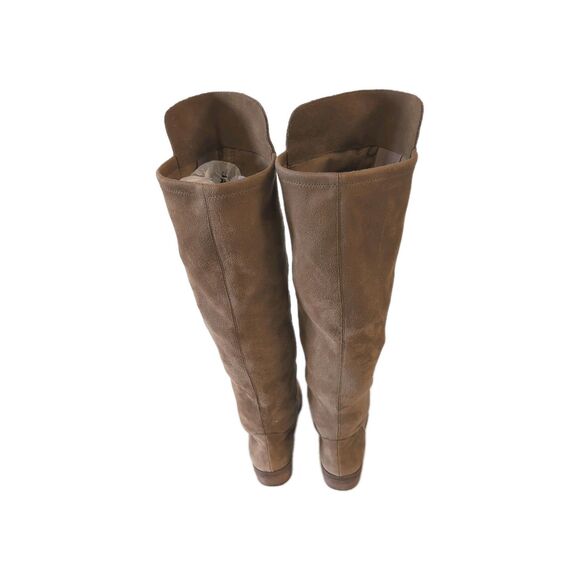 Sole Society Calypso Riding Boots, Women's Size 8, Brown Suede Leather - Picture 4 of 8